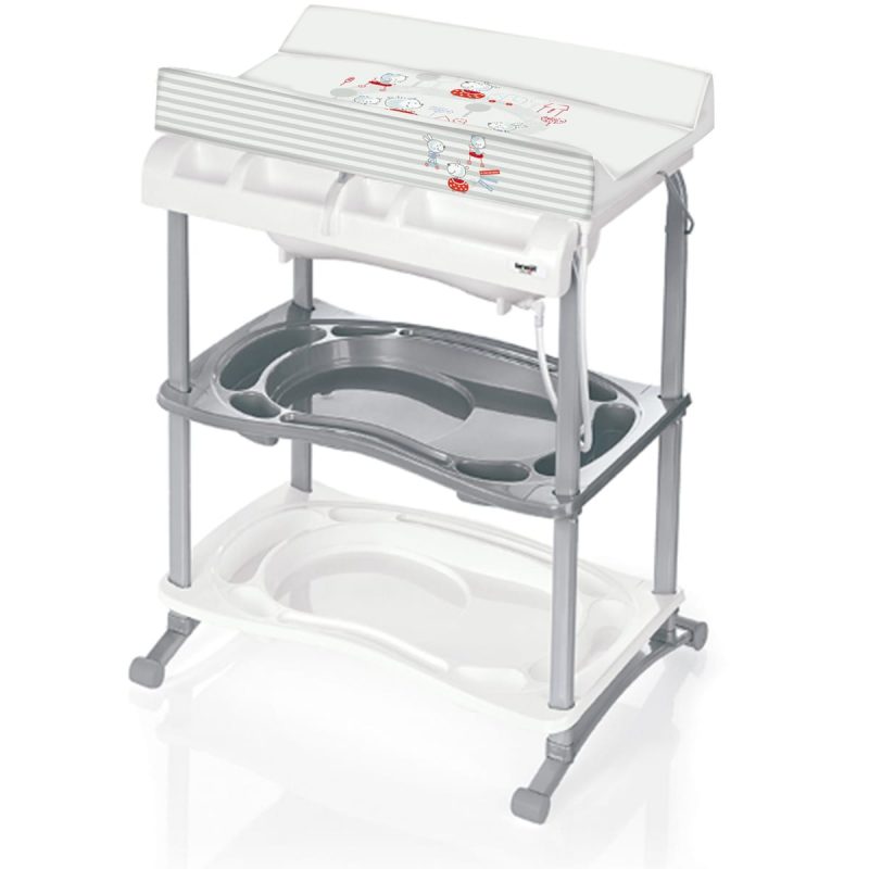 table à langer avec baignoire