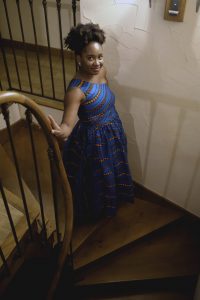 Jeune femme noire de 25 ans